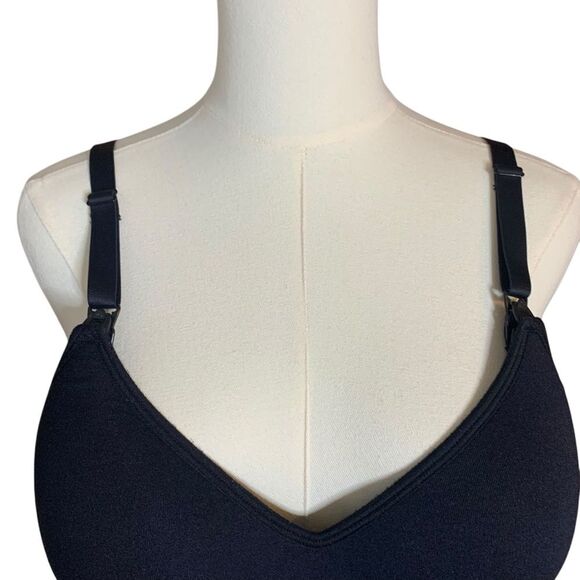 Kindred Bravely Sublime Hands-Free Pumping & Nursing Bra Women's Black Size XL - Picture 11 of 13